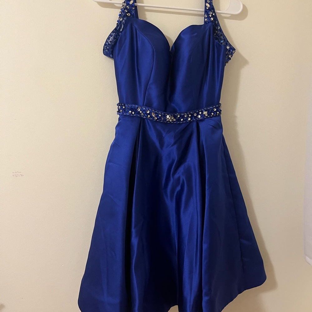 Elegant Royal Blue Prom Dress